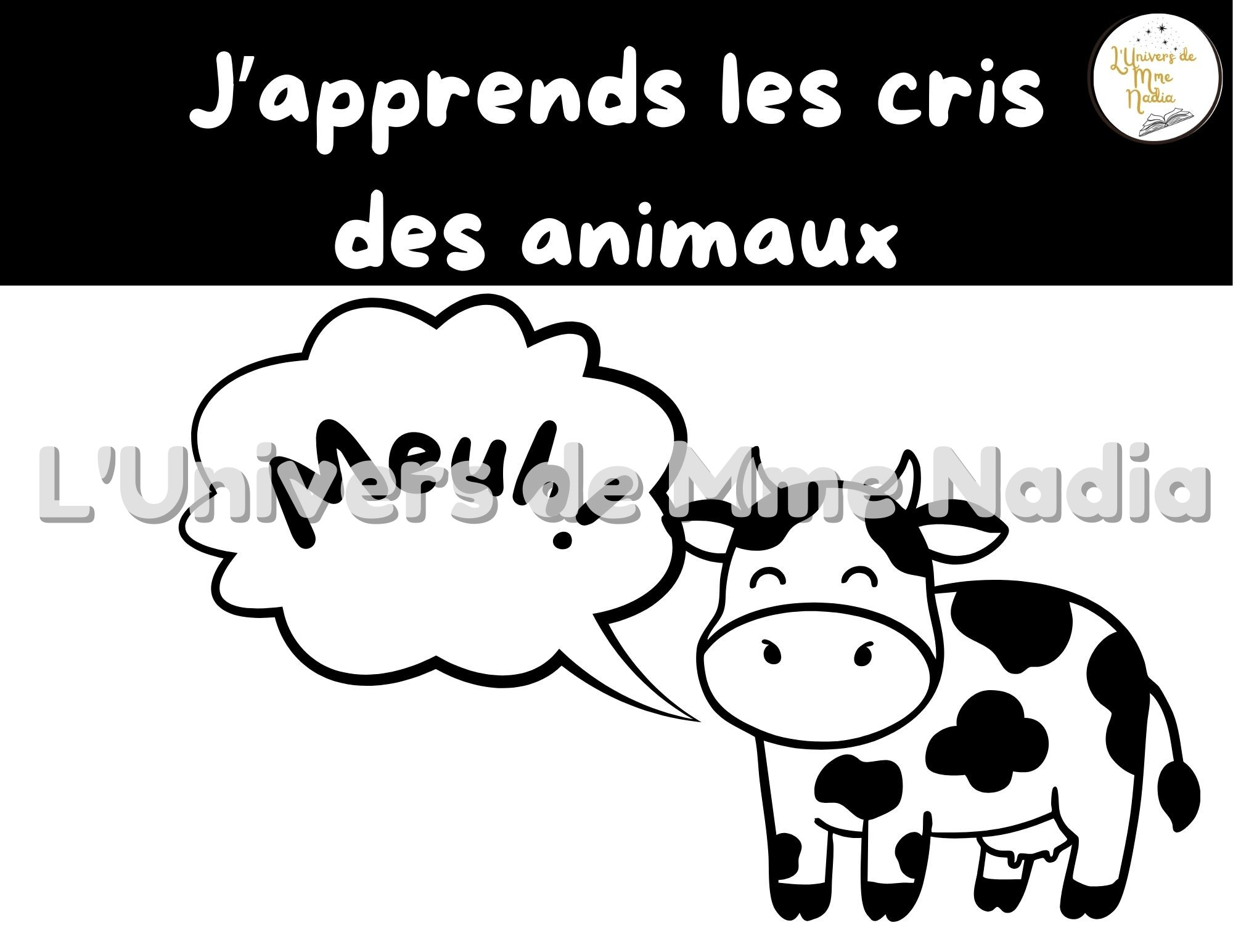 Kamishibaï-J'apprends les cris des animaux
