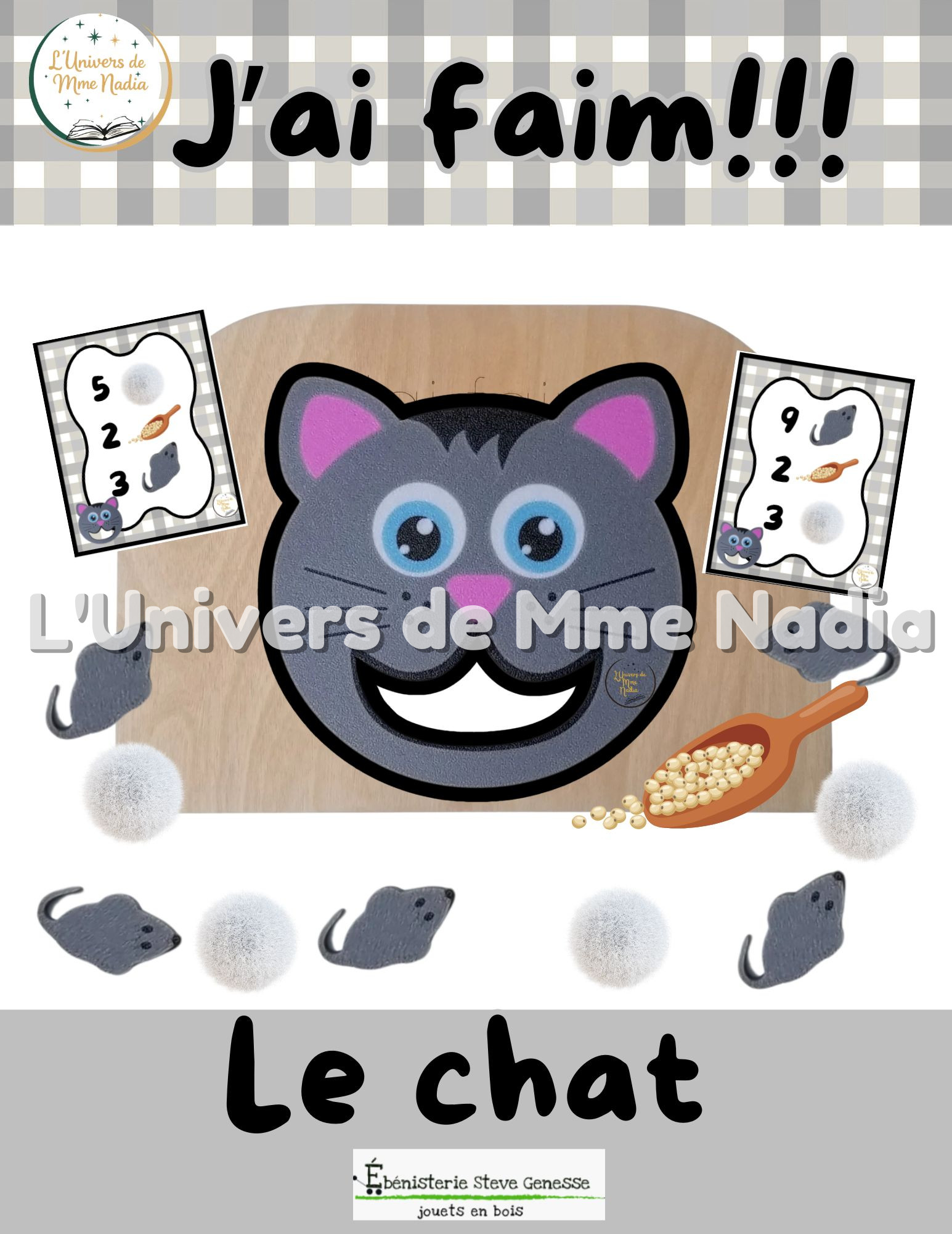 J'ai faim -Le chat