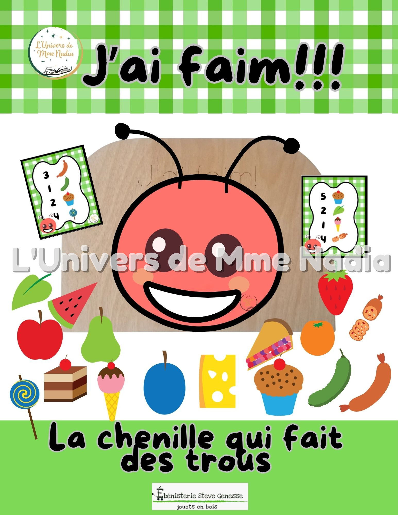 J'ai faim - La chenille qui fait des trous