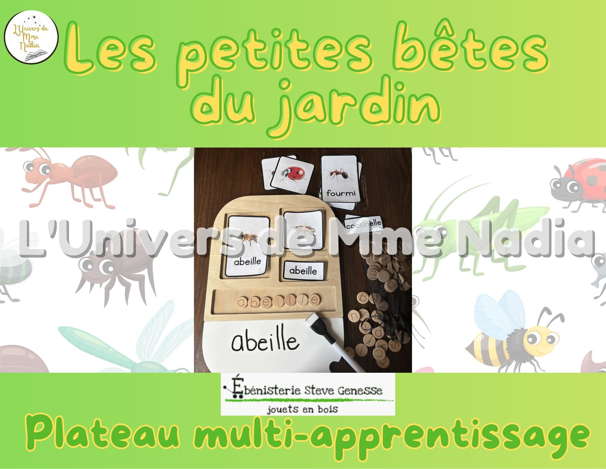 Plateau Multi-apprentissage - Les petites bêtes du jardin