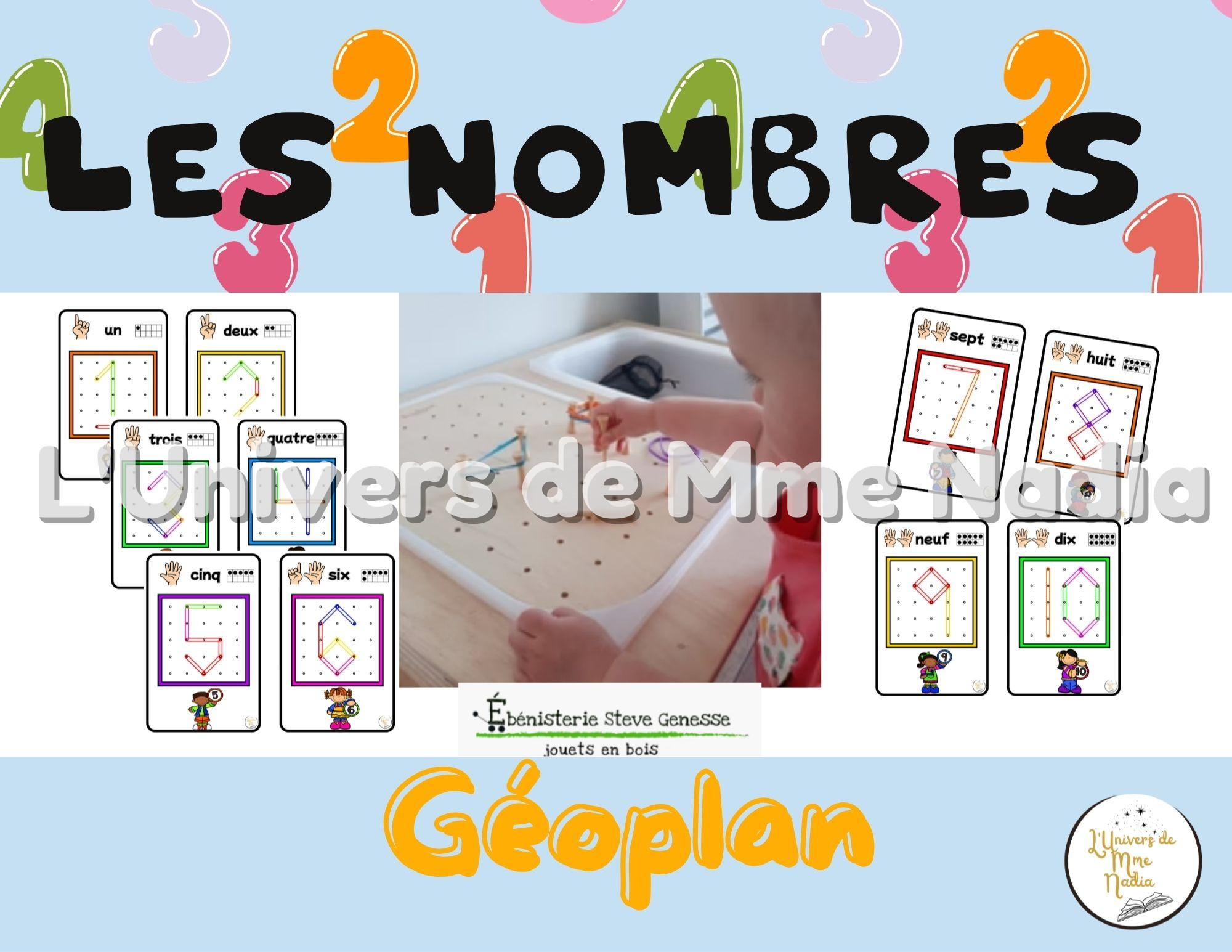 Géoplan - Les nombres