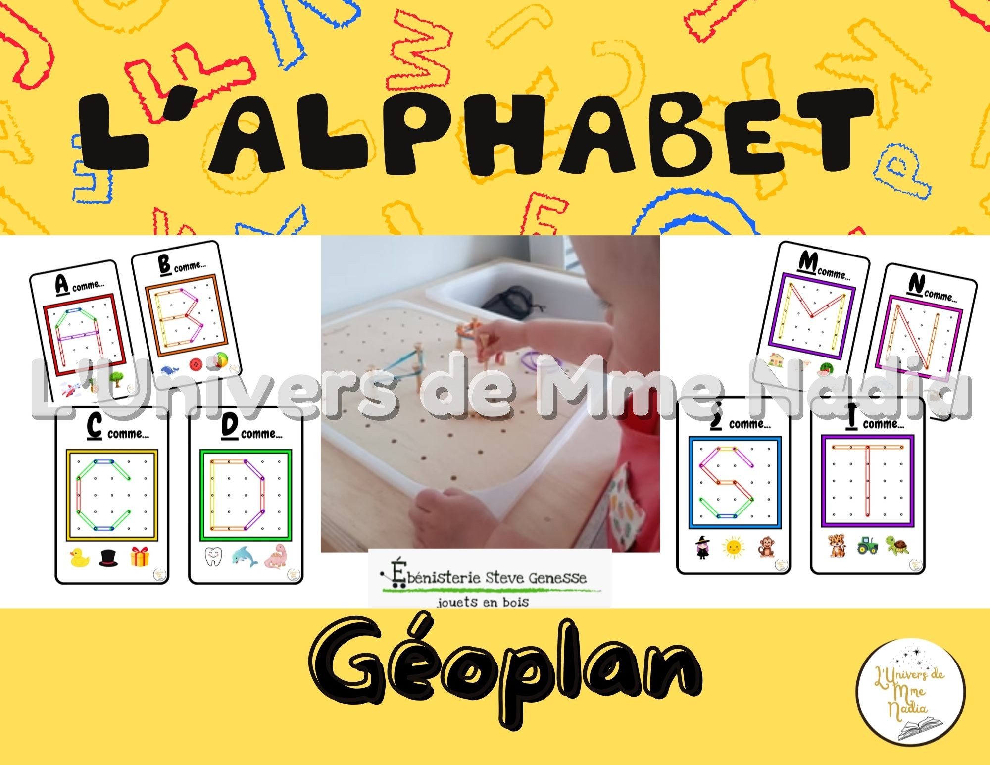Géoplan - L'alphabet